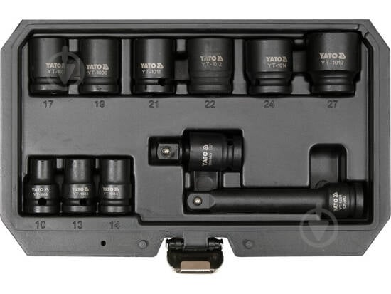 Набор головок YATO 11 шт. YT-10255 - фото 1