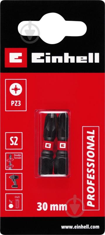 Бита торсионная Einhell 30 мм S2 PZ3 2 шт. 132060 - фото 2
