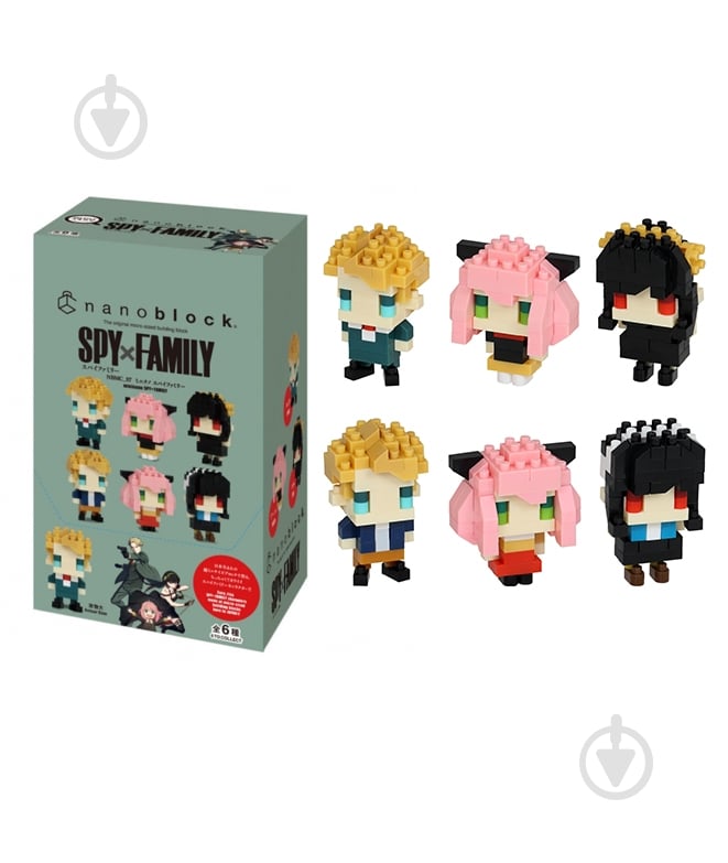 Конструктор із міні-цеглинок Nаnoblock Сім'я Шпигуна-1 124163 - фото 1 Конструктор із міні-цеглинок Nаnoblock Сім'я Шпигуна-1 124163 - фото 1