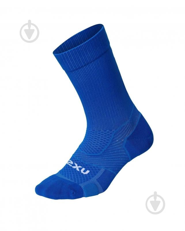 Носки 2XU Vectr Cushion Crew Socks UA5053e_SUF/WHT синий - фото 1 Носки 2XU Vectr Cushion Crew Socks UA5053e_SUF/WHT синий - фото 1