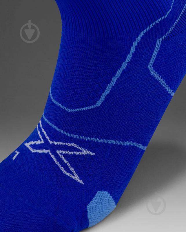 Носки 2XU Vectr Cushion Crew Socks UA5053e_SUF/WHT синий - фото 3 Носки 2XU Vectr Cushion Crew Socks UA5053e_SUF/WHT синий - фото 3