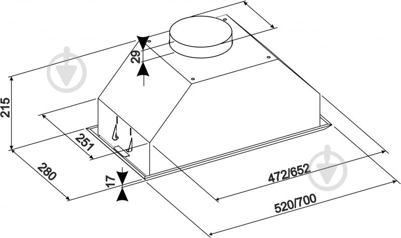 Вытяжка Eleyus Modul 1200 LED SMD 70 IS - фото 15 Вытяжка Eleyus Modul 1200 LED SMD 70 IS - фото 15