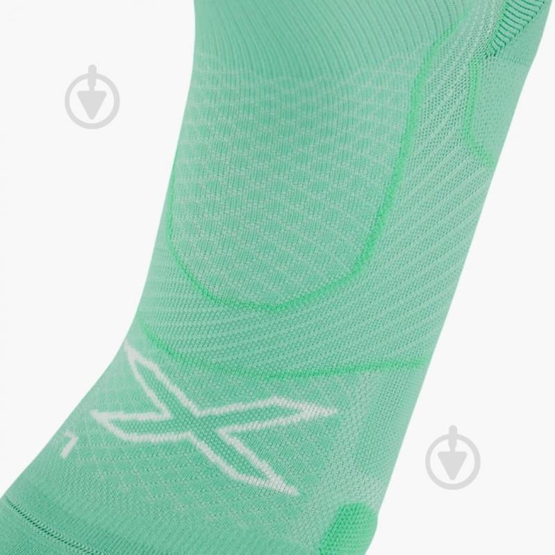 Шкарпетки 2XU Vectr Cushion Crew Socks UA5053e_DGM/DKM зелений - фото 3