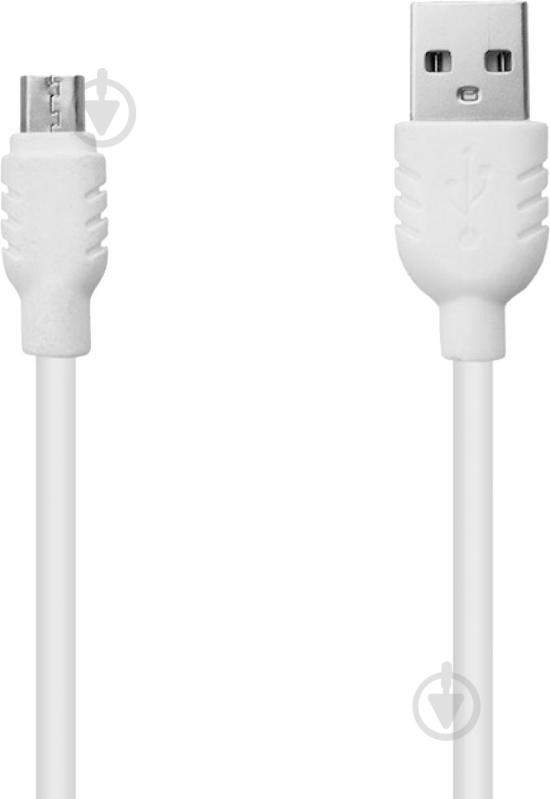 Кабель Piko USB – microUSB 1 м белый CB-UM11 - фото 1