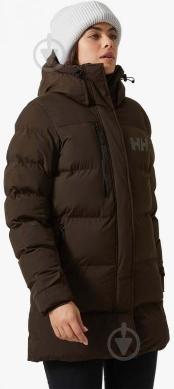 Пальто женская Helly Hansen W ADORE PUFFY PARKA 53205-755 р.S коричневая - фото 1