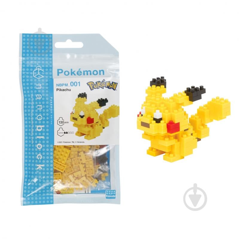 Конструктор із міні-цеглинок Nаnoblock Пікачу 124137 - фото 1 Конструктор із міні-цеглинок Nаnoblock Пікачу 124137 - фото 1