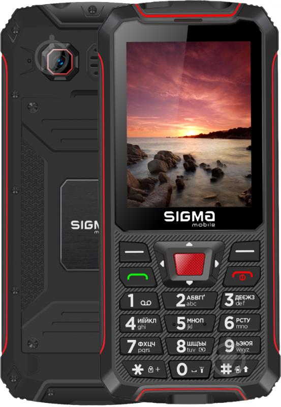 Мобильный телефон Sigma mobile Comfort 50 Outdoor black/red - фото 2