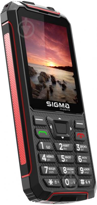 Мобільний телефон Sigma mobile Comfort 50 Outdoor black/red - фото 4