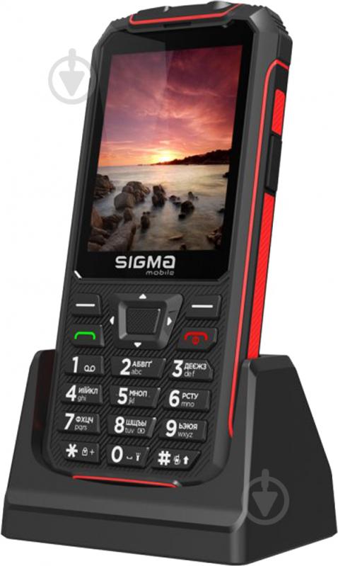 Мобильный телефон Sigma mobile Comfort 50 Outdoor black/red - фото 5