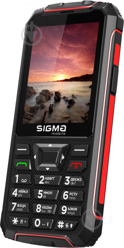 Мобильный телефон Sigma mobile Comfort 50 Outdoor black/red - фото 3