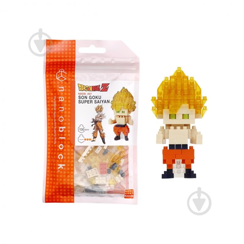 Конструктор из мини-кирпичиков Nаnoblock Сон Гоку Супер Сайан 124154 - фото 1 Конструктор из мини-кирпичиков Nаnoblock Сон Гоку Супер Сайан 124154 - фото 1