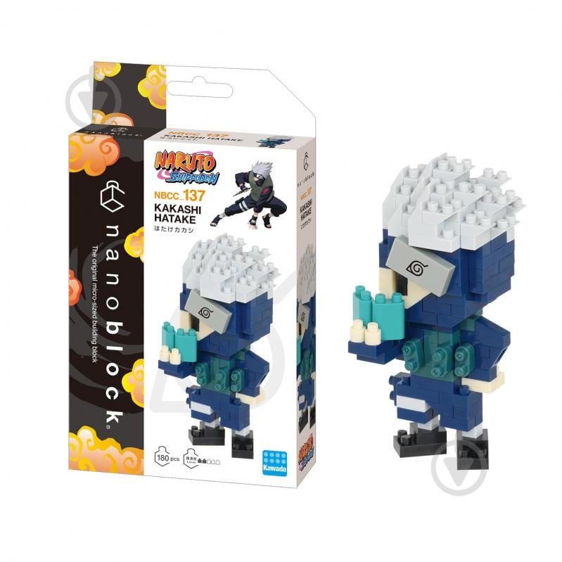 Конструктор із міні-цеглинок Nаnoblock Какаші 124135 - фото 1 Конструктор із міні-цеглинок Nаnoblock Какаші 124135 - фото 1