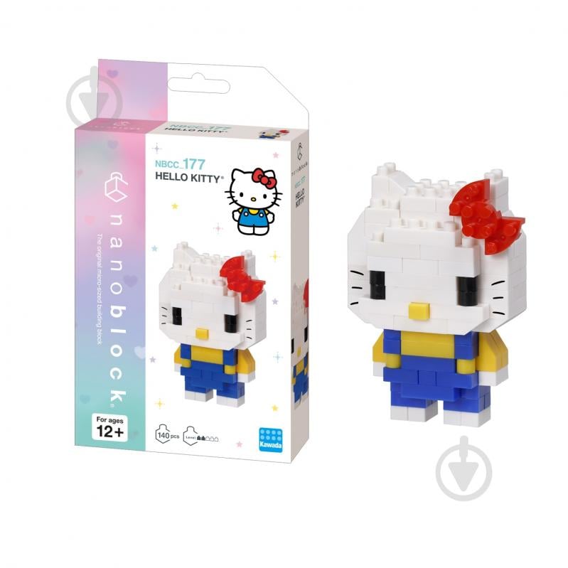 Конструктор із міні-цеглинок Nаnoblock Хелоу Кітті 124148 - фото 1
