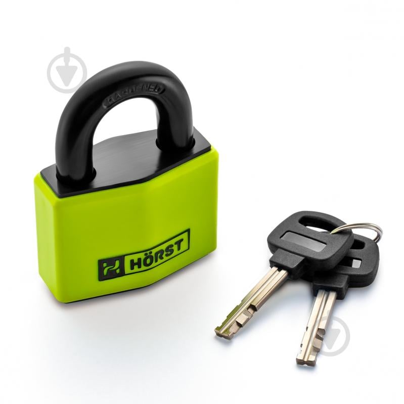 Замок навесной Horst HR-SP1-60D открытый (амбарный) - фото 3