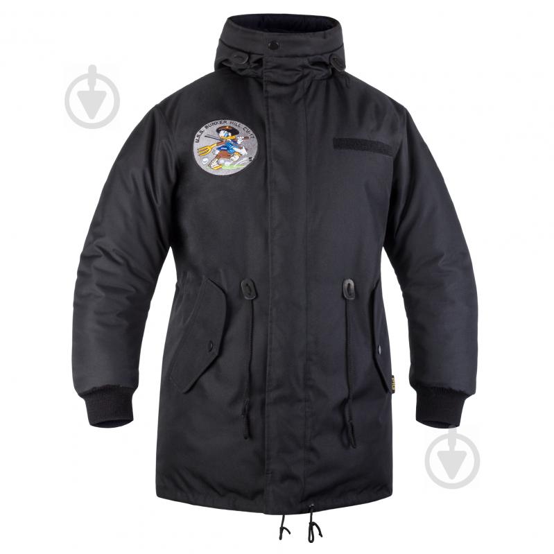 Куртка чоловіча зимова P1G ЗИМОВА "M-51" NAVY (FISHTAIL PARKA) UA281-29966-BK р.L чорна - фото 1