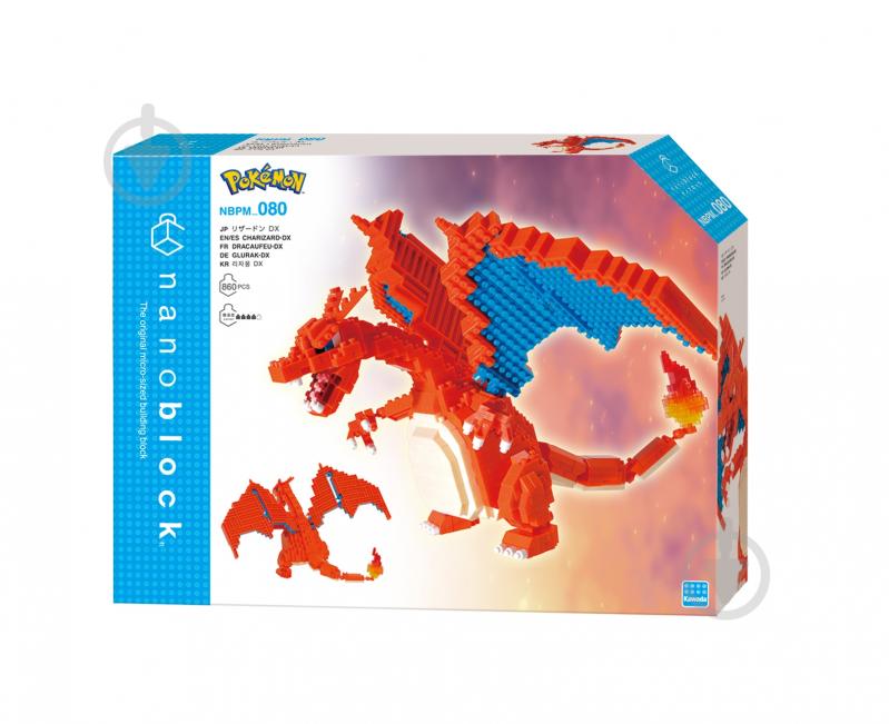 Конструктор із міні-цеглинок Nаnoblock Чарізард делюкс 124159 - фото 4
