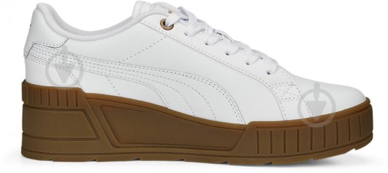 Puma exotic cali sneakers with gum sole hotsell in white