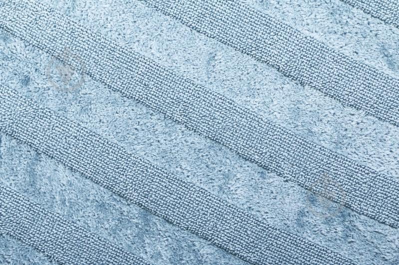 Простирадло махрове 200x220 см 371 блакитний - фото 3