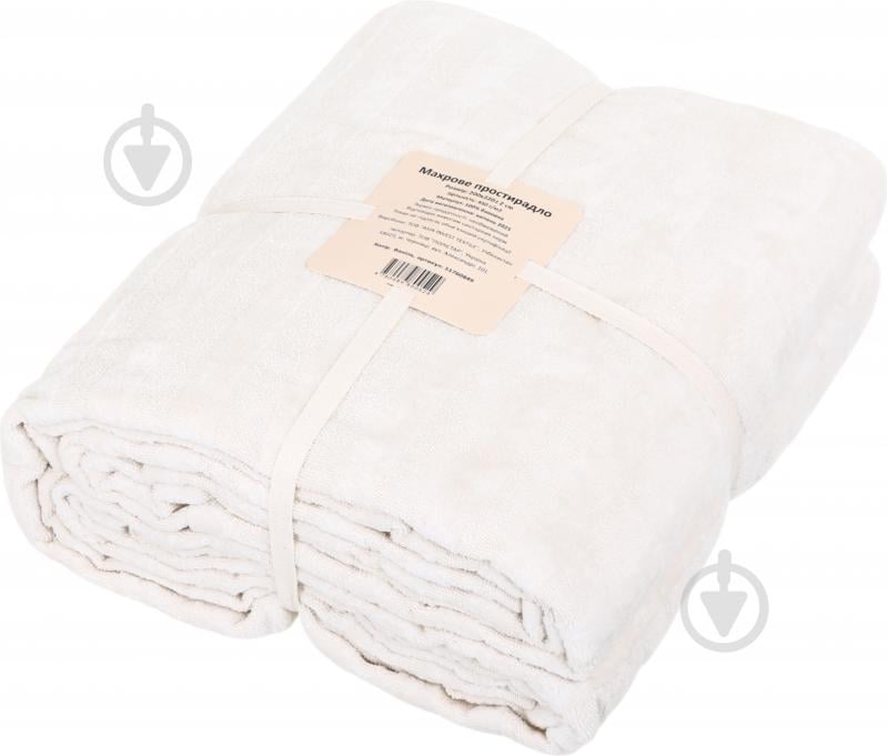 Простирадло 200х220 см 450 г/м2 ваниль 200x220 см - фото 1 Простирадло 200х220 см 450 г/м2 ваниль 200x220 см - фото 1