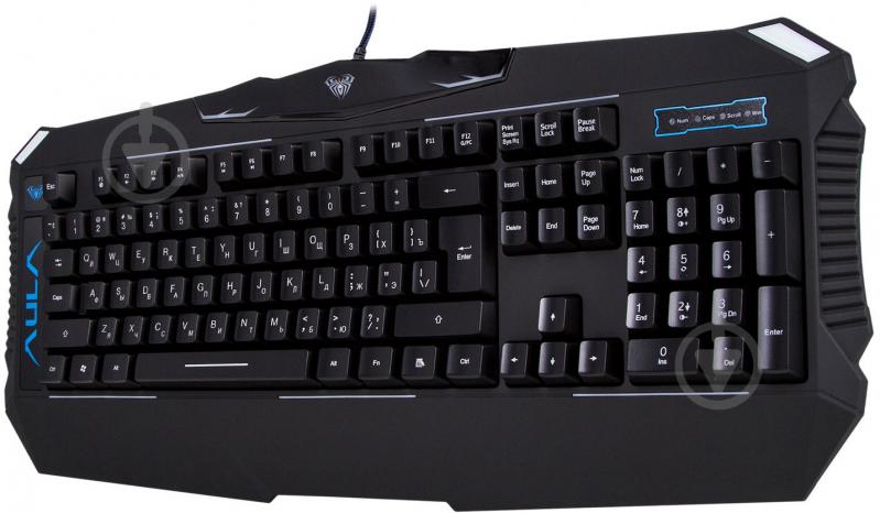 Клавиатура Aula Dragon Deep Waterproof Gaming Keyboard black - фото 3