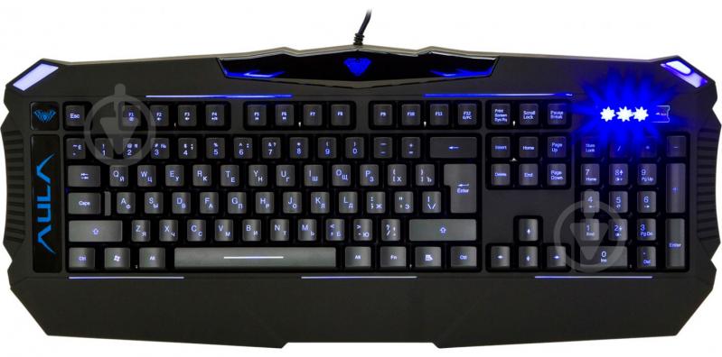 Клавиатура Aula Dragon Deep Waterproof Gaming Keyboard black - фото 7