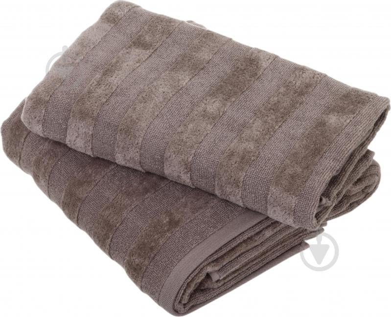 Набор полотенец махровых 70x140 см мокко - фото 3 Набор полотенец махровых 70x140 см мокко - фото 3
