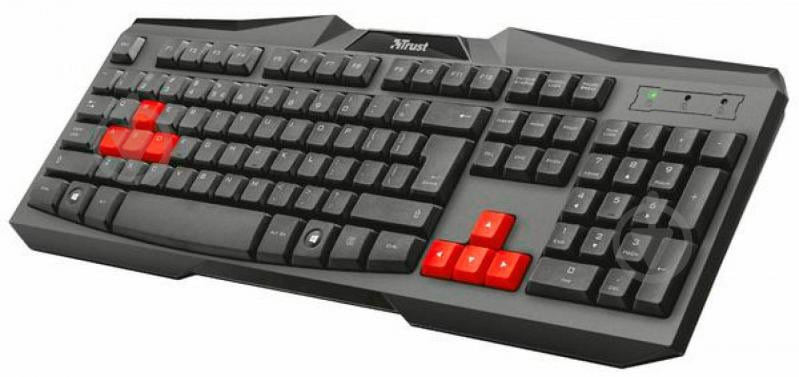 Клавіатура Trust Ziva gaming keyboard UKR black - фото 2