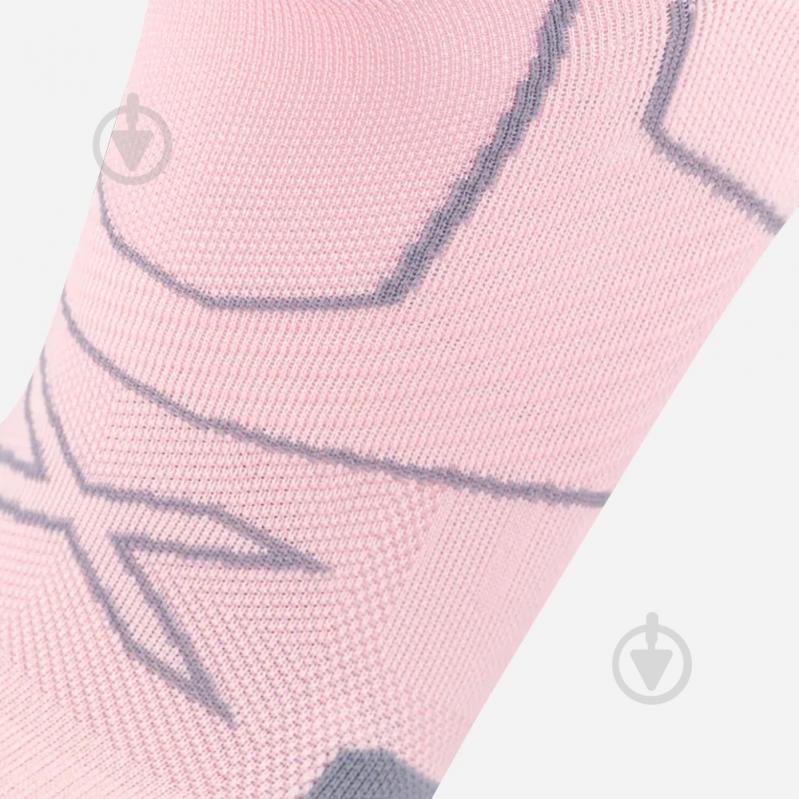Шкарпетки 2XU Vectr Cushion No Show Socks UA5043e_DYP/GRY рожевий - фото 3