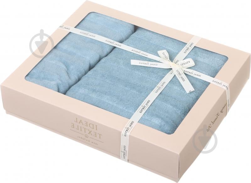 Набор полотенец 70x140 см 371 голубой - фото 1 Набор полотенец 70x140 см 371 голубой - фото 1