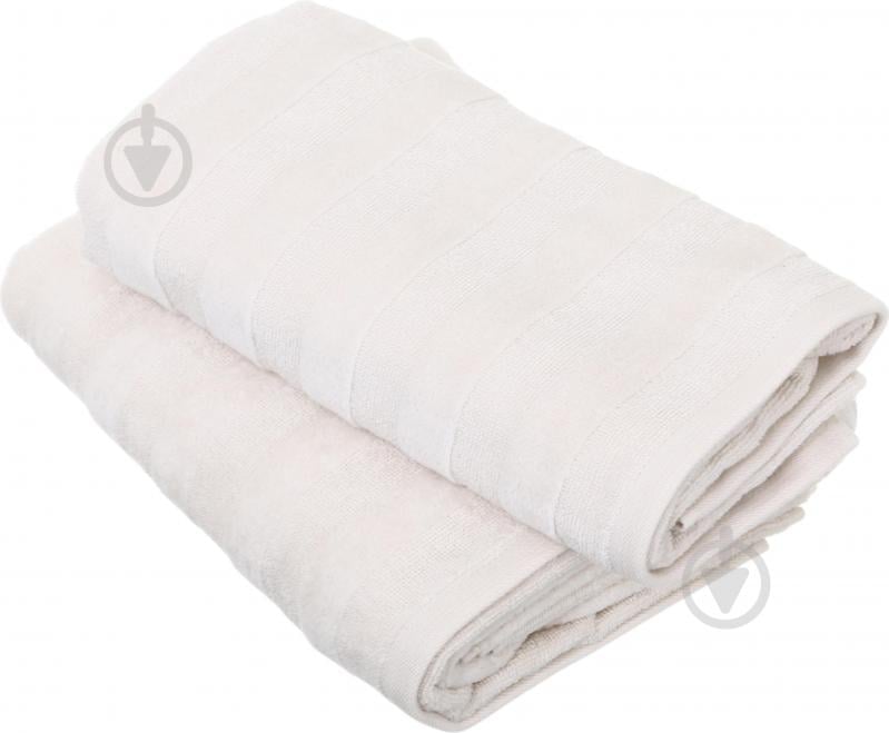 Набор полотенец махровых 70x140 см ваниль - фото 3 Набор полотенец махровых 70x140 см ваниль - фото 3