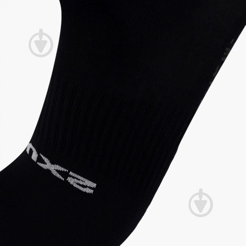 Шкарпетки 2XU Performance Crew Grip Sock UQ7356e_BLK/WHT р.42-46 чорний - фото 2
