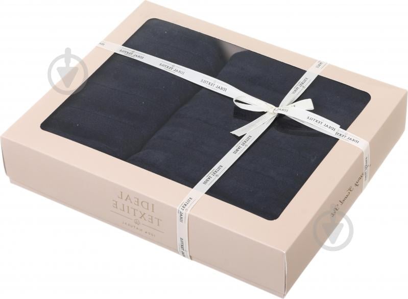 Набір рушників махрових 38x30 см 7016 антрацит - фото 1