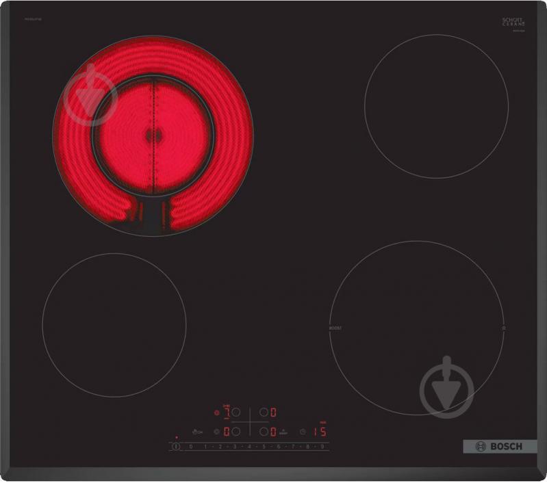 Варильна поверхня електрична Bosch PKF651FP4E - фото 1