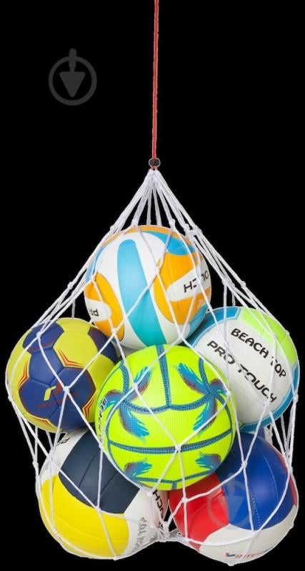 Сітка Pro Touch Nylon Net 9 balls 413662-001 чорнийбілий - фото 1