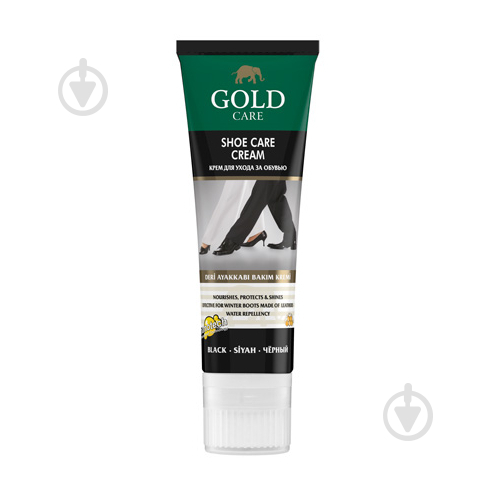 Крем для взуття GoldCare 80 мл [019] Black - фото 1