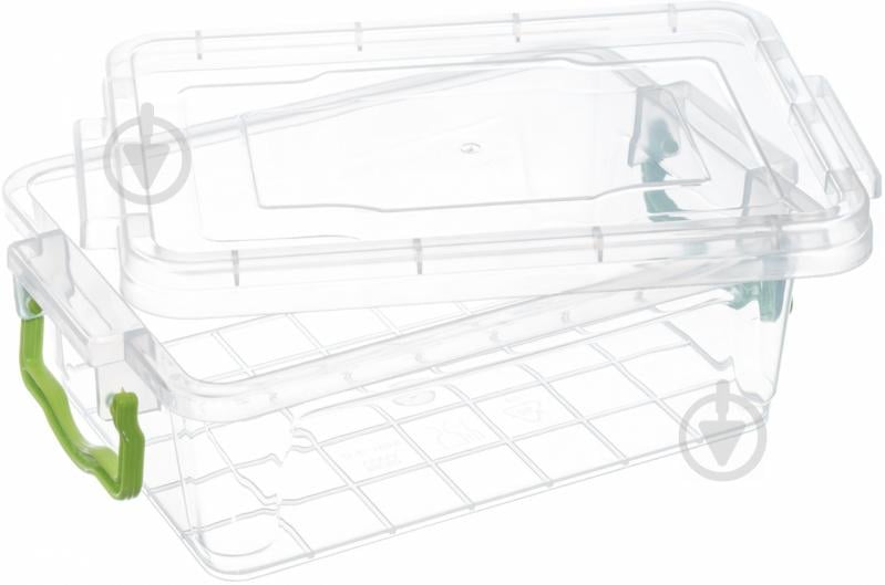 Контейнер для хранения с кришкой Ал-Пластик №21 (пищевой пластик) 145x312x450 мм - фото 2