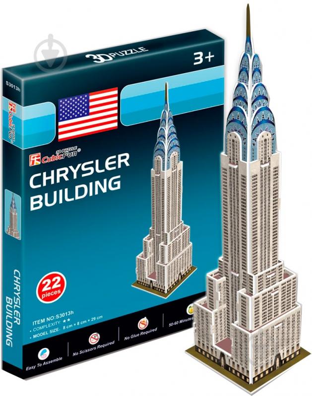 3D-пазл CubicFun США: Крайслер-білдінг міні-серія S3013h - фото 1