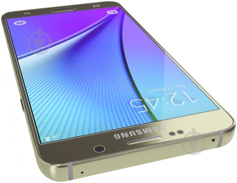 Смартфон Samsung Galaxy Note 5 4/32GB gold (SM-N920CZDASEK) - фото 10