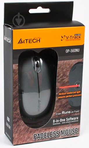 Мышь A4Tech OP-560NU USB black - фото 3