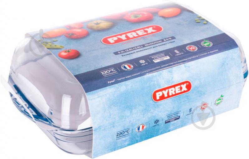 Кастрюля стеклянная Pyrex 11 х 22 х 35 см (555A000) Pyrex - фото 1