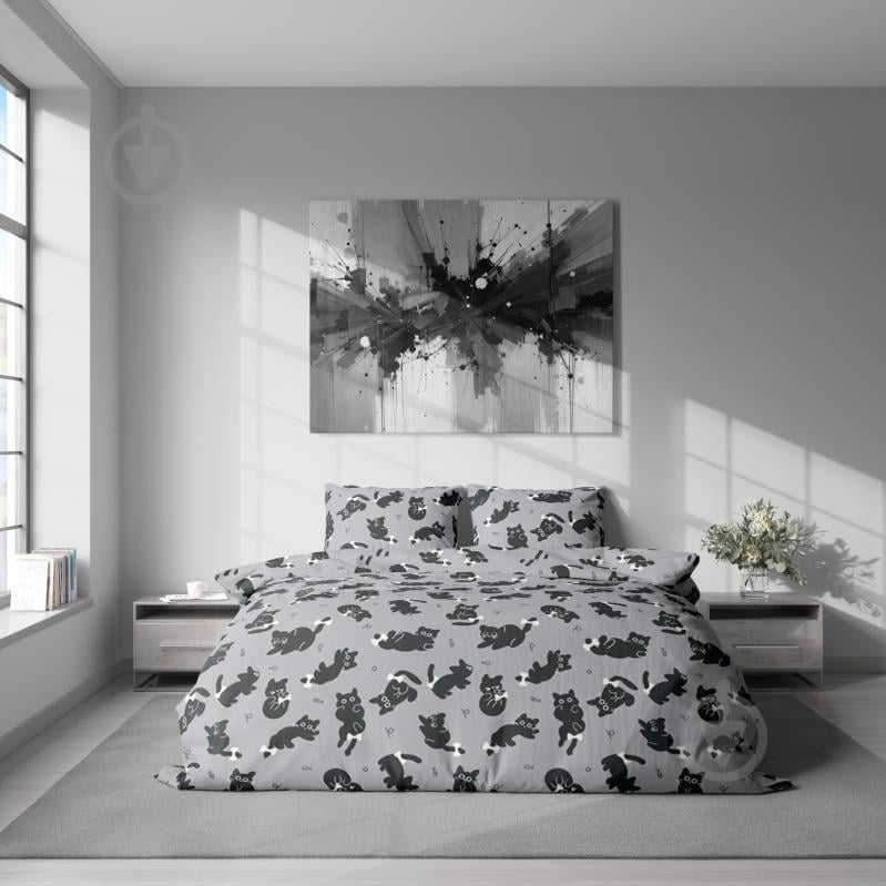 Комплект постельного белья семейный PAWSY мультиколор Luna - фото 4 Комплект постельного белья семейный PAWSY мультиколор Luna - фото 4