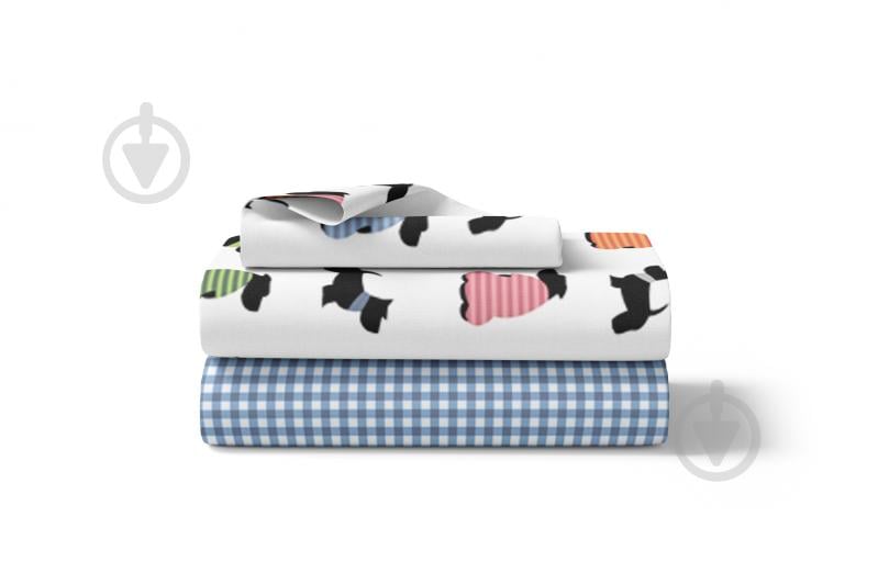 Комплект постільної білизни 1.5 TERRY мультиколор Luna - фото 4 Комплект постільної білизни 1.5 TERRY мультиколор Luna - фото 4