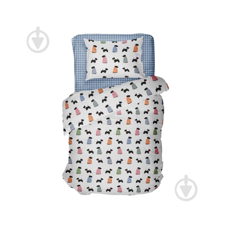 Комплект постільної білизни 1.5 TERRY мультиколор Luna - фото 1 Комплект постільної білизни 1.5 TERRY мультиколор Luna - фото 1