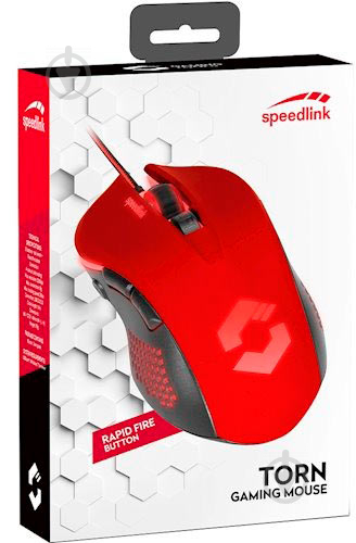 Мышь Speedlink Torn Gaming Mouse red - фото 2