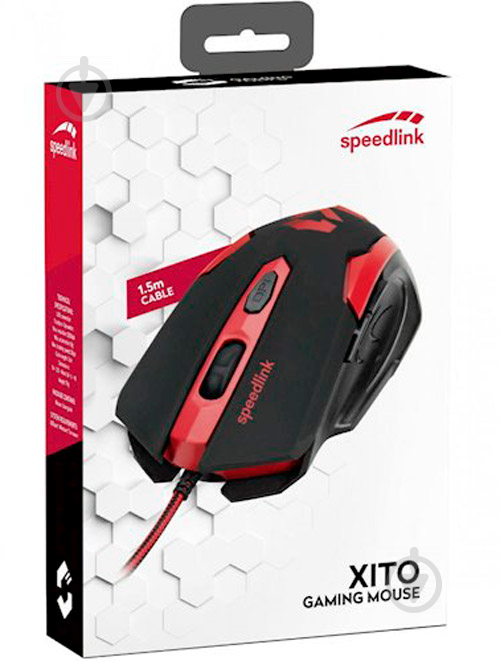 Мышь Speedlink XITO Gaming Mouse black/red - фото 5