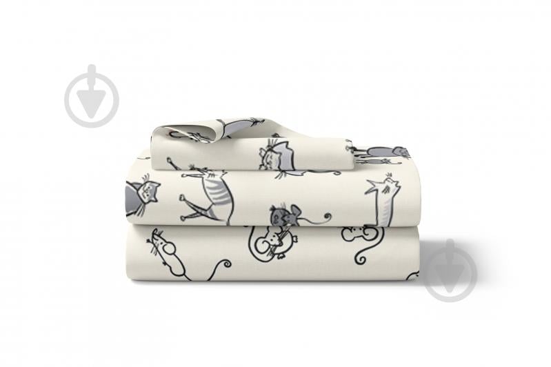 Комплект постельного белья 1.5 CAT STORY мультиколор Luna - фото 3 Комплект постельного белья 1.5 CAT STORY мультиколор Luna - фото 3