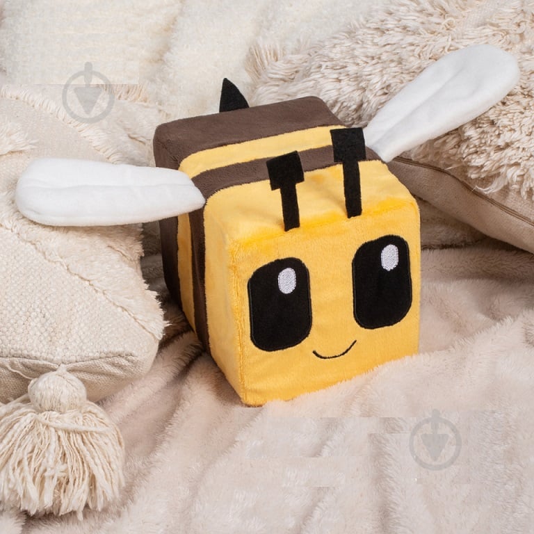 М'яка іграшка DGT-PLUSH Бджілка Піксель 20 см жовто-чорний PCHL0 - фото 2