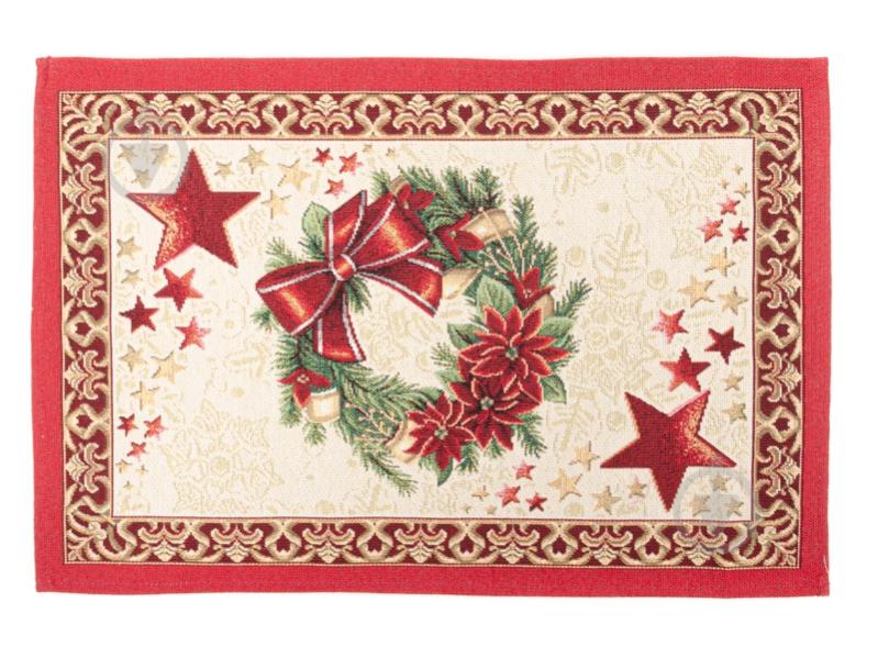 Салфетка Home Textile Nativity Lefard 35x50 см красный - фото 1