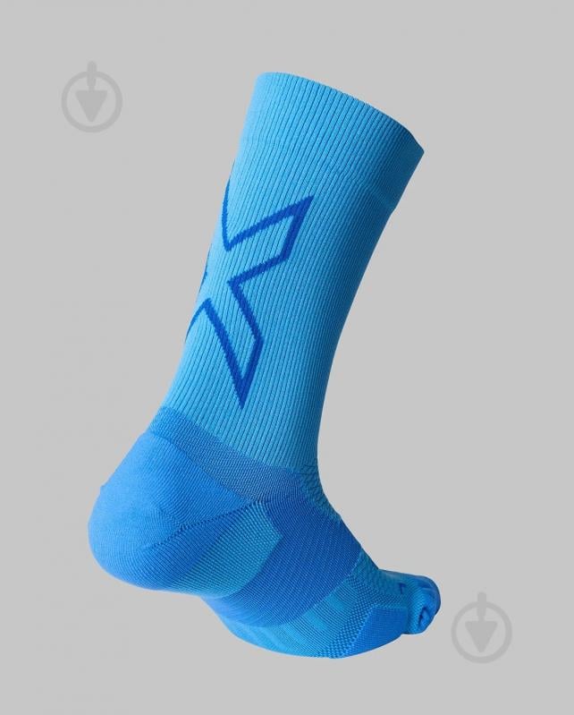 Шкарпетки 2XU Vectr Light Cushion Crew Socks UA7005e_AZB/SUF синій - фото 2