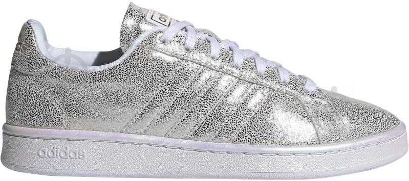 Кроссовки женские демисезонные Adidas GRAND COURT FY8951 р.36 серебряные - фото 1